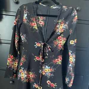 Floral print dress